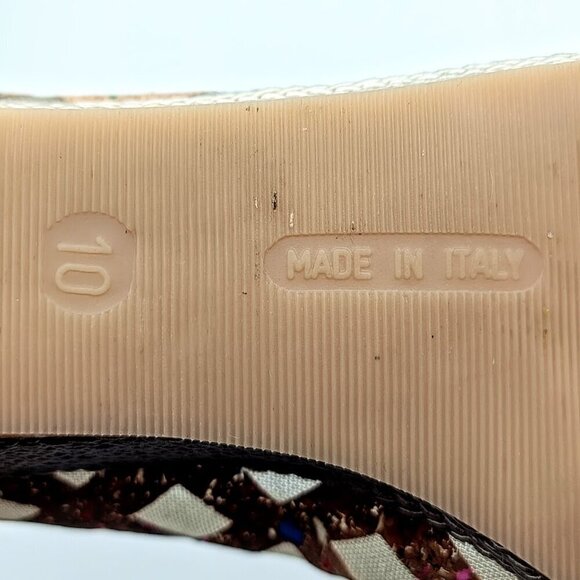 Sesto Meucci Italy Myra Cork Mesh Jute Espadrilles - Picture 8 of 9